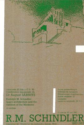 Rudolph M. Schindler : Space Architecture and the tradition of the Moderne
