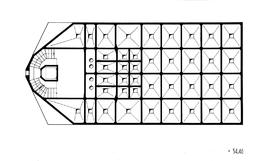 Silo à grains à Renens : plan