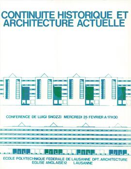 Continuité historique et architecture actuelle