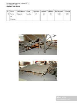 Tente de Sheikha, Kababish (Soudan) [maquette]