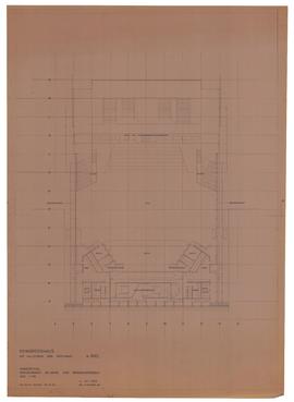 Konzertsaal : Regienkabinen, Balkone und Bühnenunterbau