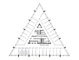 Immeuble André Graines à Lausanne : plan